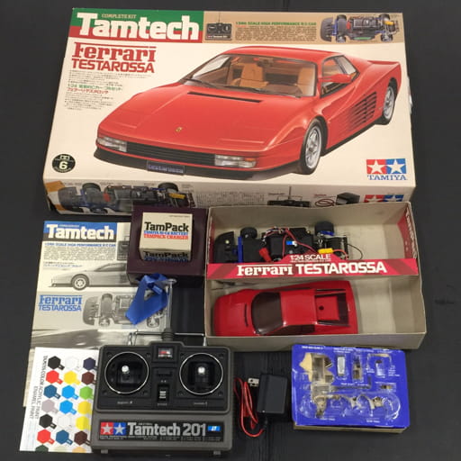 タミヤ 1_24 フェラーリ テスタロッサ レッド タムテック 電動RCカー